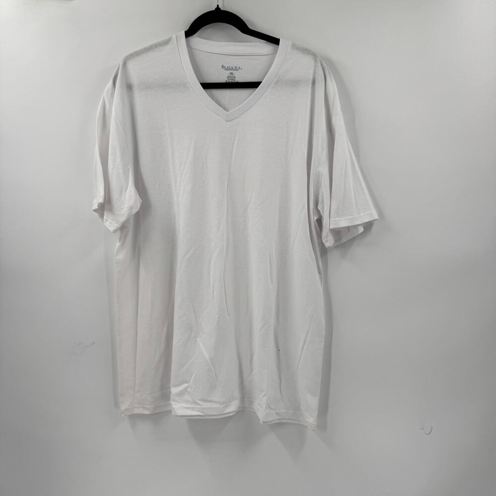 NWOT Black Ice white t shirt